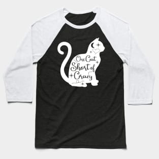 Cat Lover Crazy Cat Lady Funny Gift Idea Baseball T-Shirt